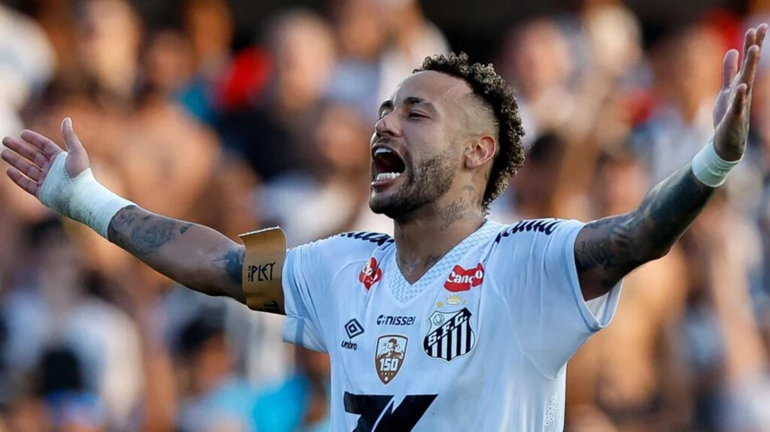 Neymar apologises to Santos youngster Robinho Jr after training ground slap