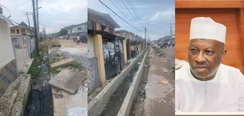 Residents of Anjorin Street in Surulere petition Reps member over delayed, substandard road project