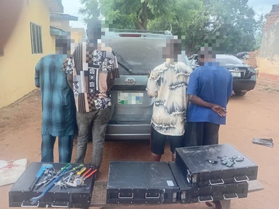 Four men arrested in Oyo with telecoms equipment worth N8m