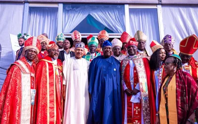 Archbishop Kawas defends bishops' political involvement, citing past support for Obasanjo, Jonathan, Obi