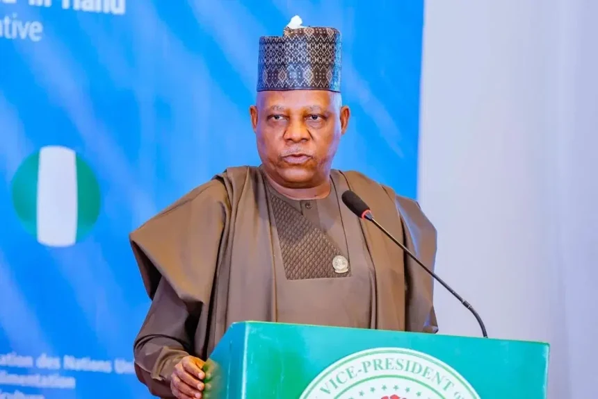 Nigeria working despite challenges, Shettima asserts as Tinubu’s forms submitted