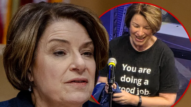 Senator Amy Klobuchar Wears 'Good Job' T-Shirt Amid Government Shutdown