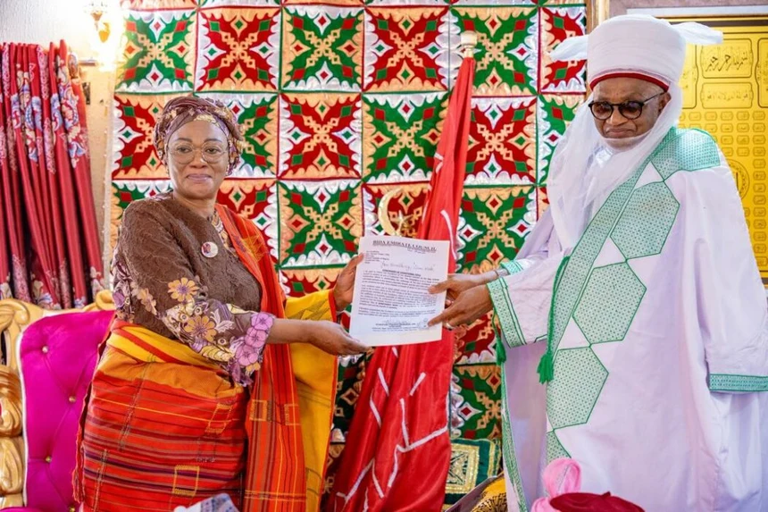 Oluremi Tinubu Receives ‘Soniyako Nupe’ Title From Etsu Nupe in Bida