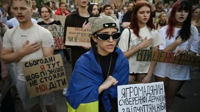 Ukraine protests intensify over military leadership amid calls to reinstate Mykhailo Fedorov