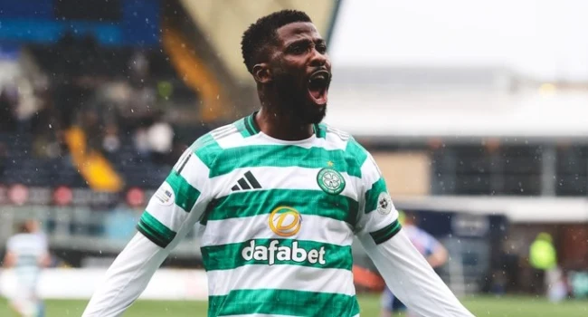 Kelechi Iheanacho’s 99th-minute penalty keeps Celtic title hopes alive ahead of final clash with Hearts