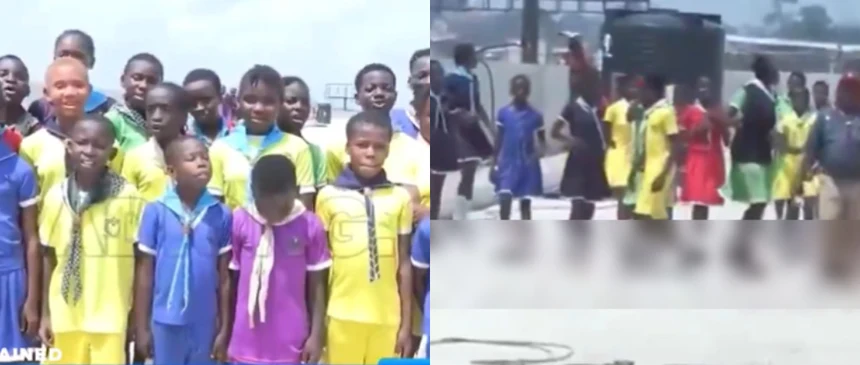 “We’ve Never Seen Anything Like This” – Edo Schoolchildren Marvel at Okpebholo’s Flyover