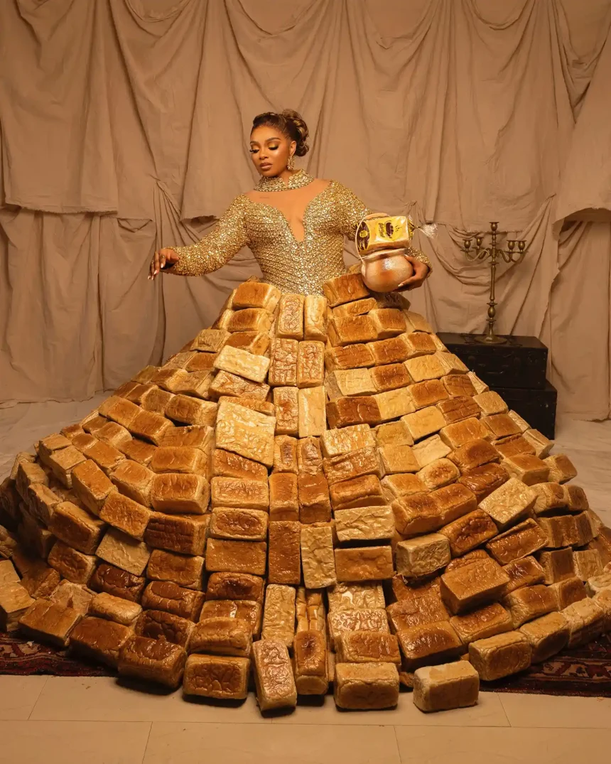 Queen Mercy Atang’s “500 Loaves of Bread” Dress Became One of AMVCA’s Most Viral Looks